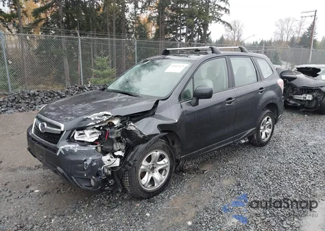 2014 Subaru Forester 2.5I из США, поврежденный, VIN JF2SJAAC2EH427274